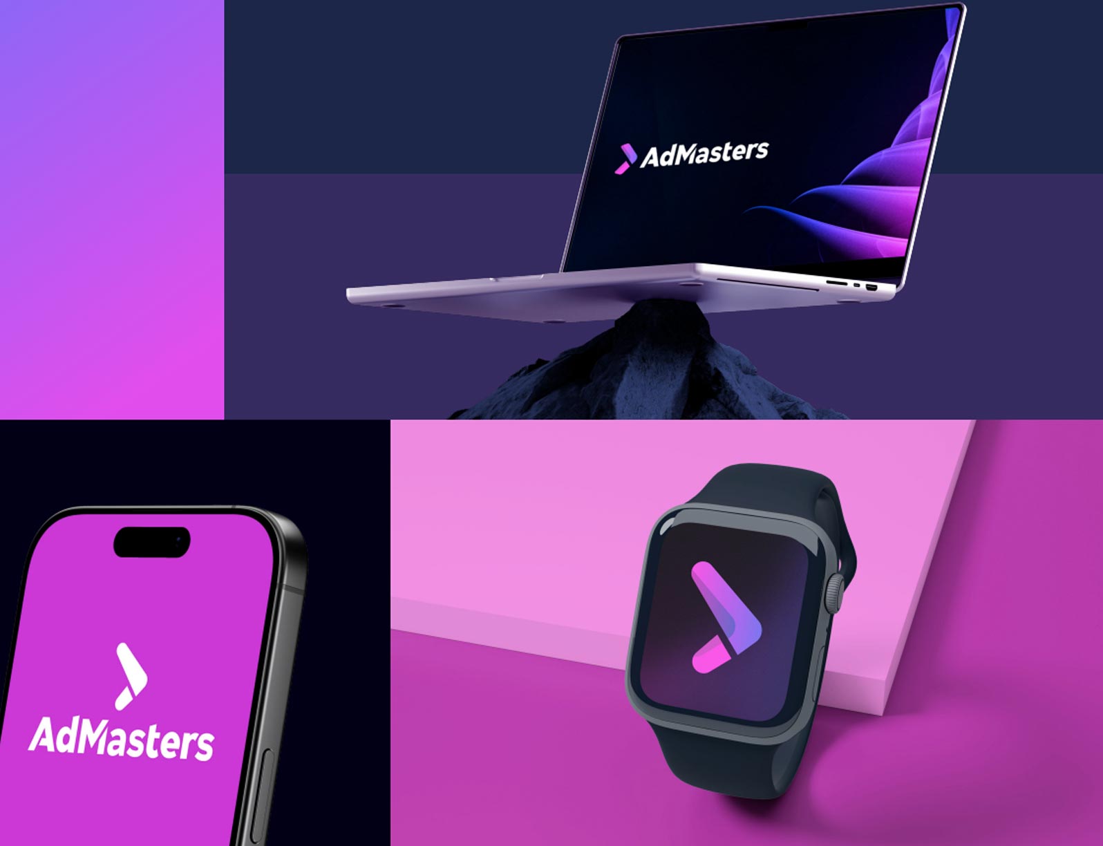 Capa da identidade visual AdMasters